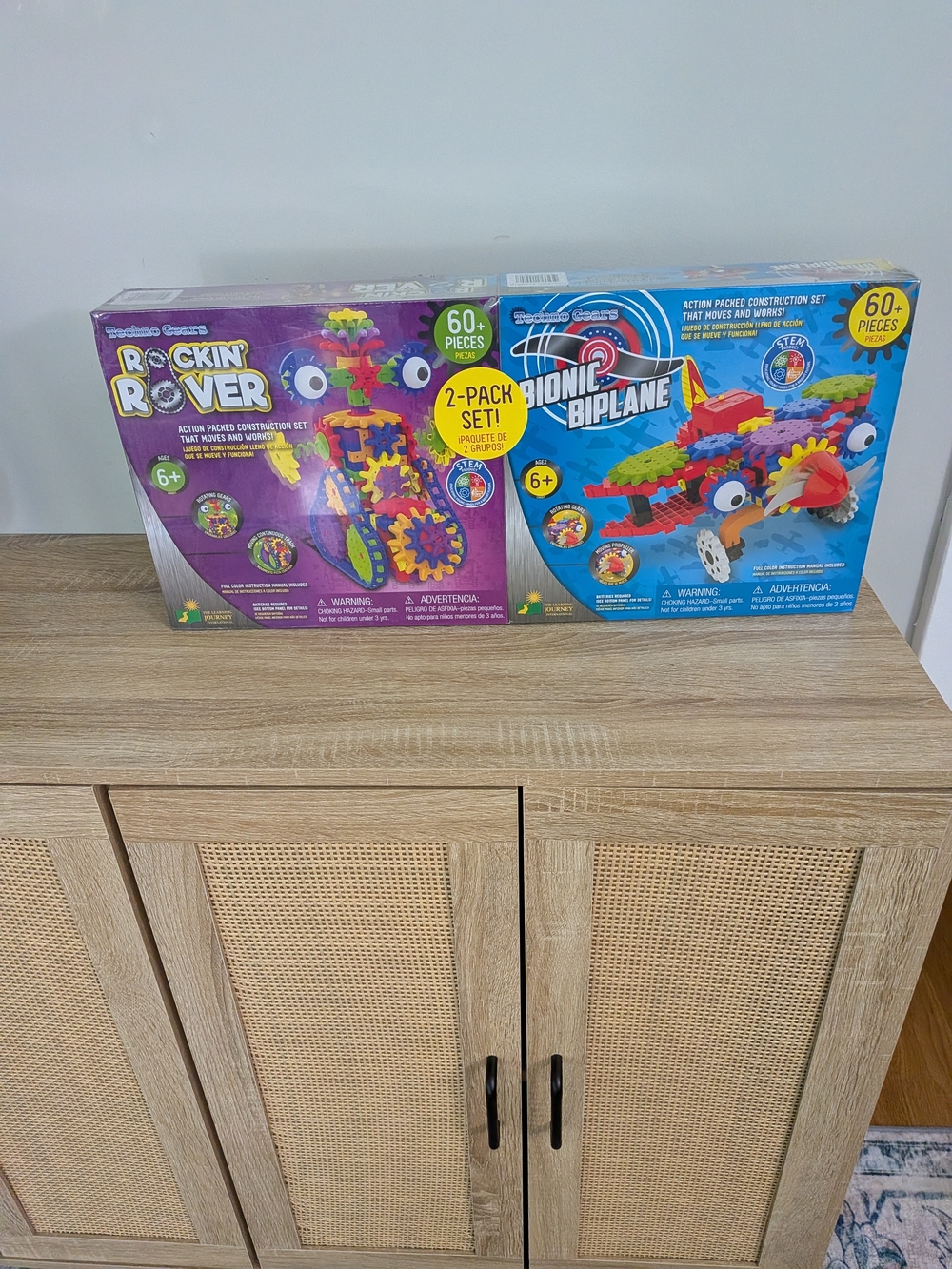 NWT Bionic Biplane & Rockin' Rover Kids Construction Set - Colorful 2-Pack STEM